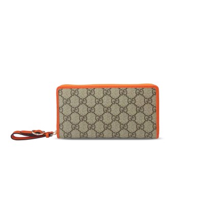 GUCCI GG EMBLEM ZIP AROUND WALLET 819122 (19*10*2.5cm)